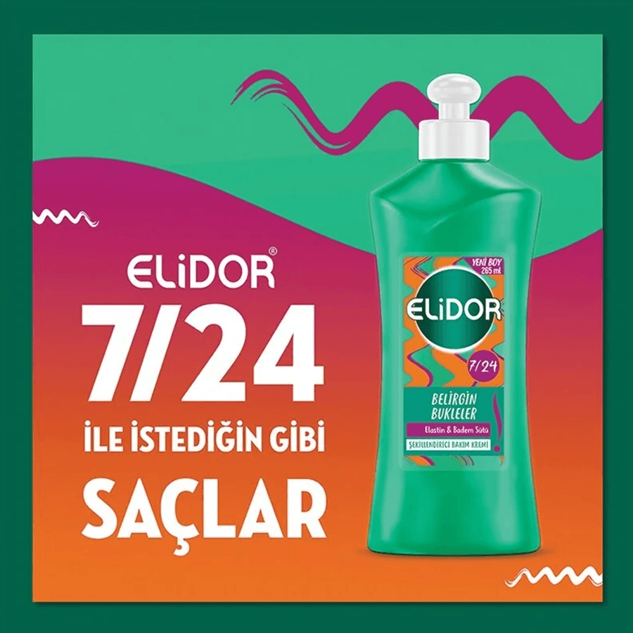 Elidor 7/24 Belirgin Bukleler İçin Krem 265ml