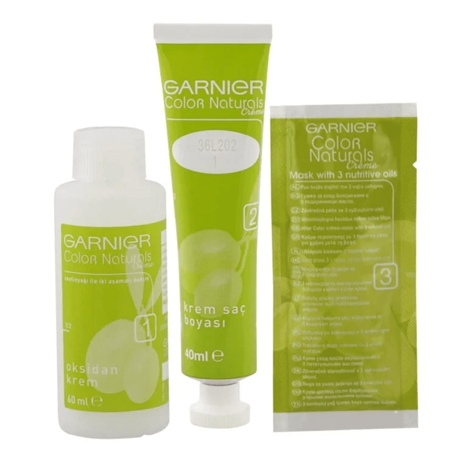 Garnier Color Naturals Creme 1 Siyah-Saç Boyası