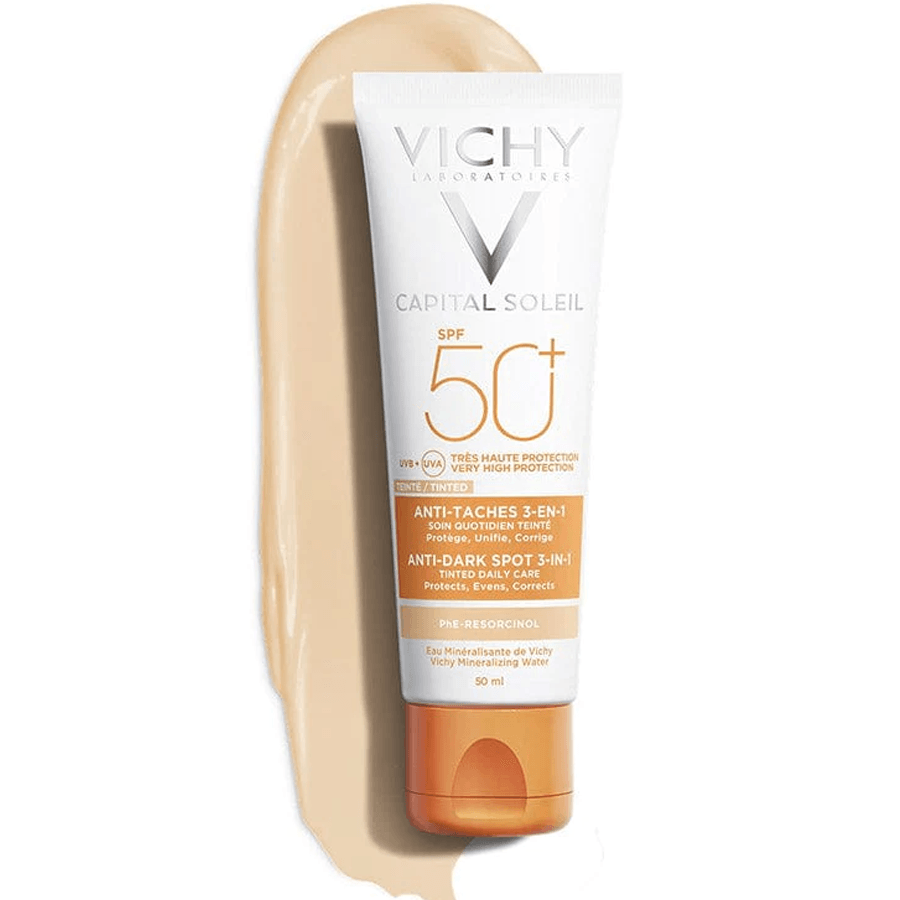 Vichy Capital Soleil Spf 50+ Anti Dark Spots 50ml-Renkli Güneş Kremi