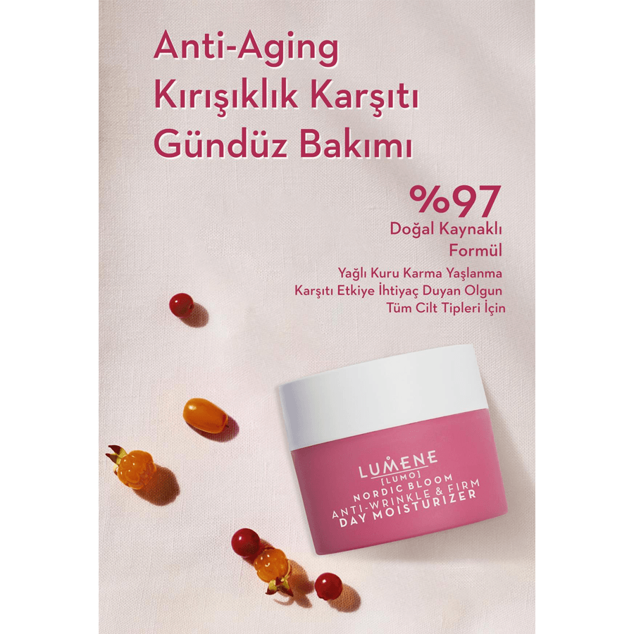 Lumene Anti-Wrinkle & Firm Day Moisturizer 50ml-Kırışıklık Gündüz Bakım Kremi