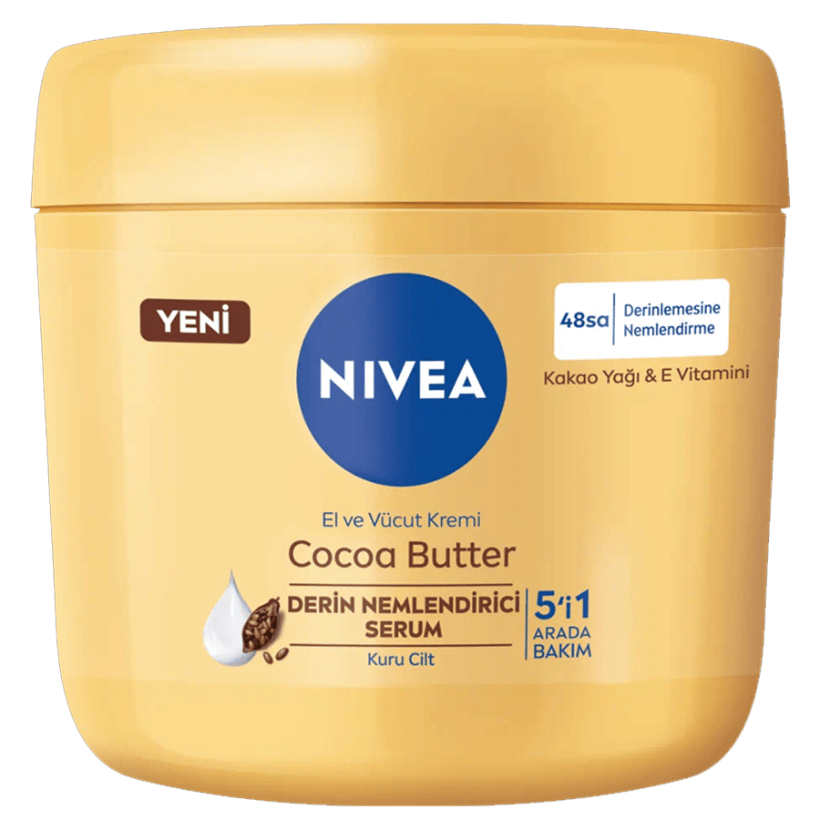 Nivea Cocoa Butter El ve Vücut Bakım Kremi 400ml-Nemlendirici