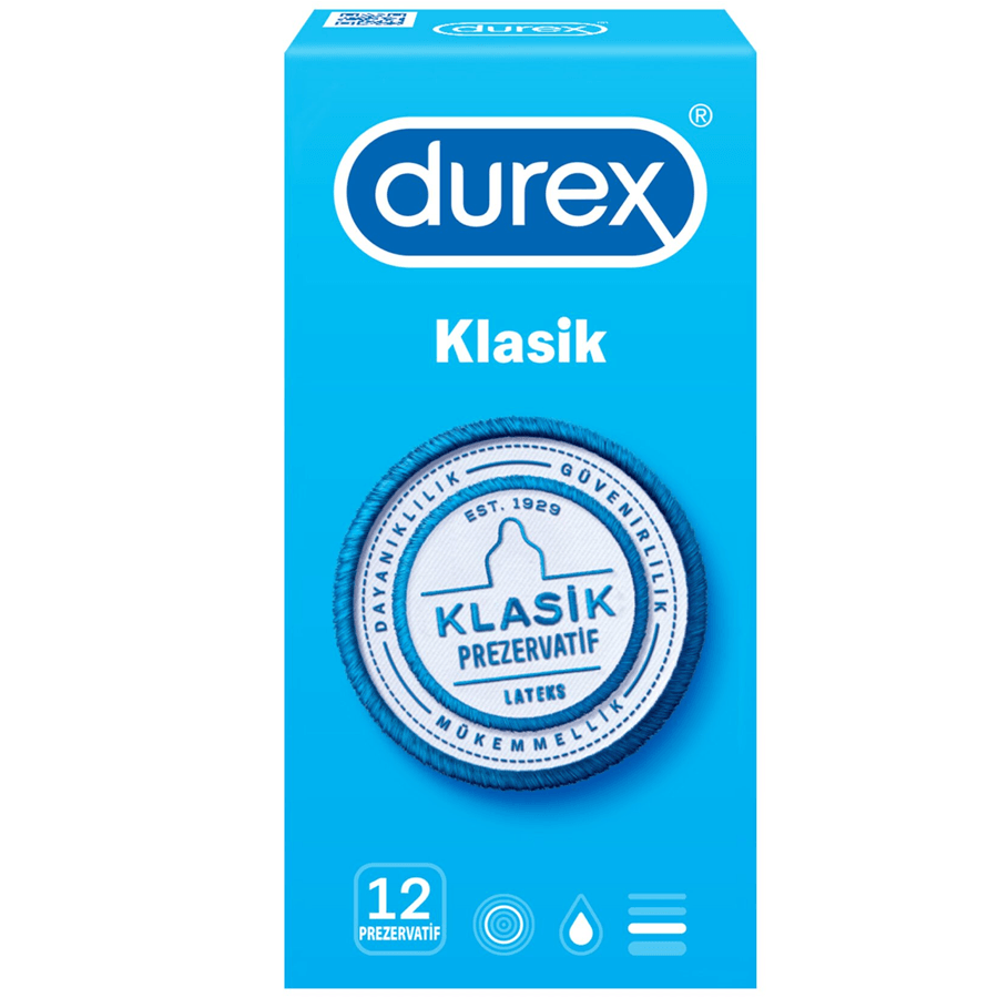 Durex Klasik Prezervatif 12li