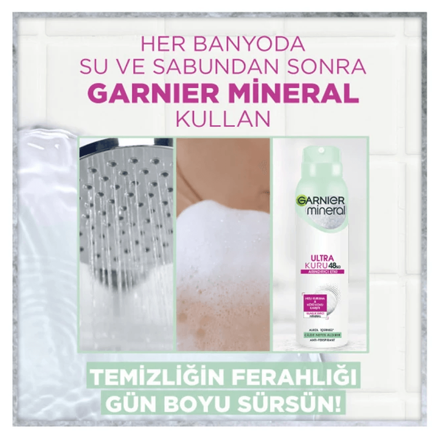 Garnier Ultra Kuru Deodorant Sprey 150ml-48 Saat Koruma