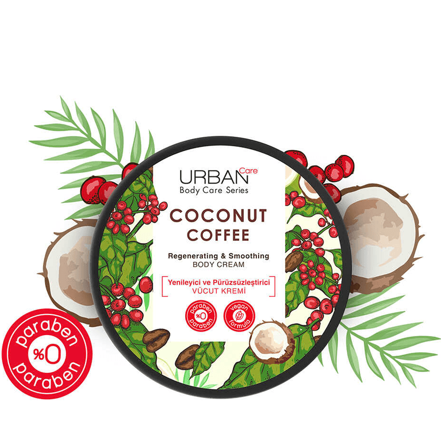 Urban Care Coconut Coffee Body Cream 200ml-Vücut Kremi