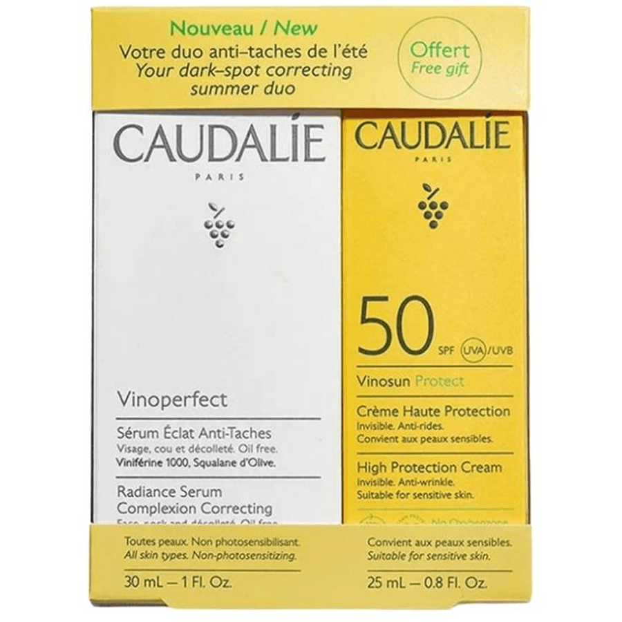 Caudalie Vinoperfect Serum & Suncare Set-Leke Karşıtı Set