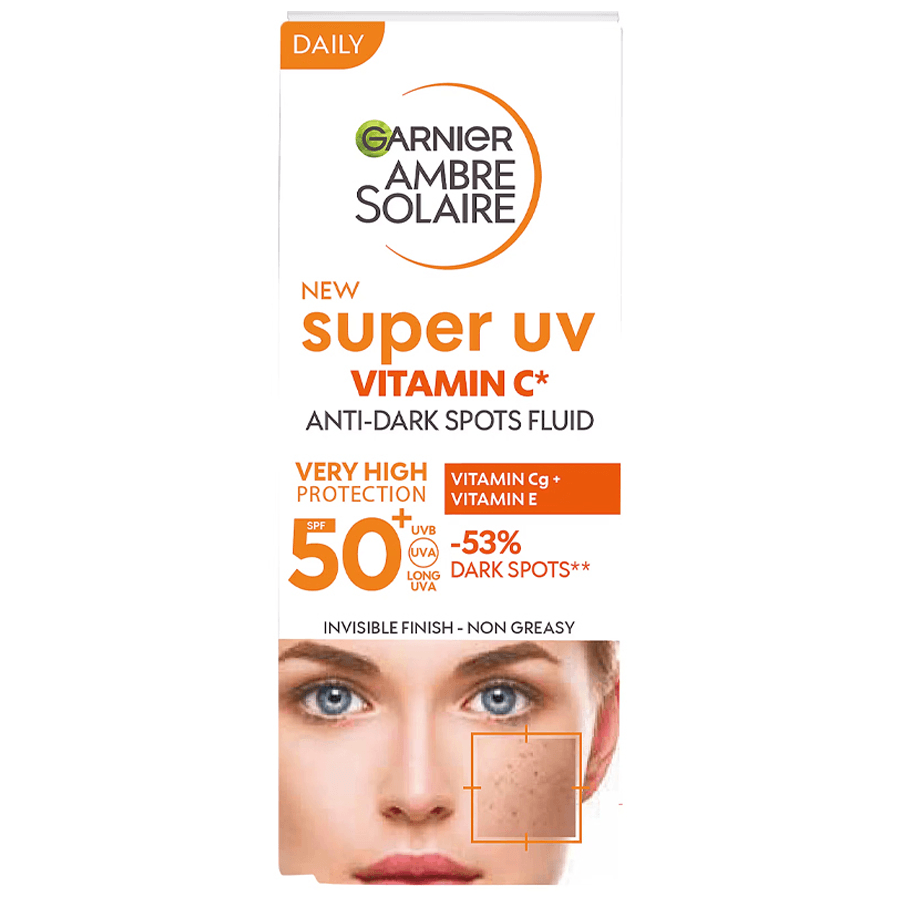 Garnier Ambre Solaire Super UV Vitamin C SPF 50+ 40ml-Leke Karşıtı Güneş Koruyucu