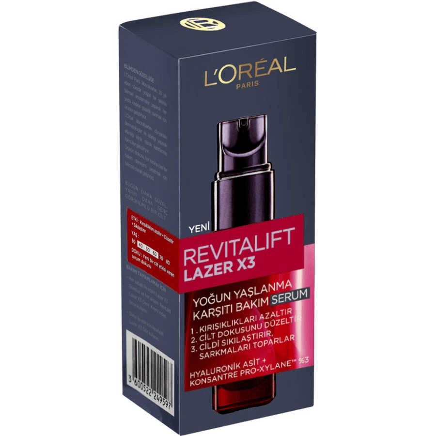 Loreal Paris Revitalift Lazer x3 Yoğun Yaşlanma Karşıtı Bakım Serum 30ml