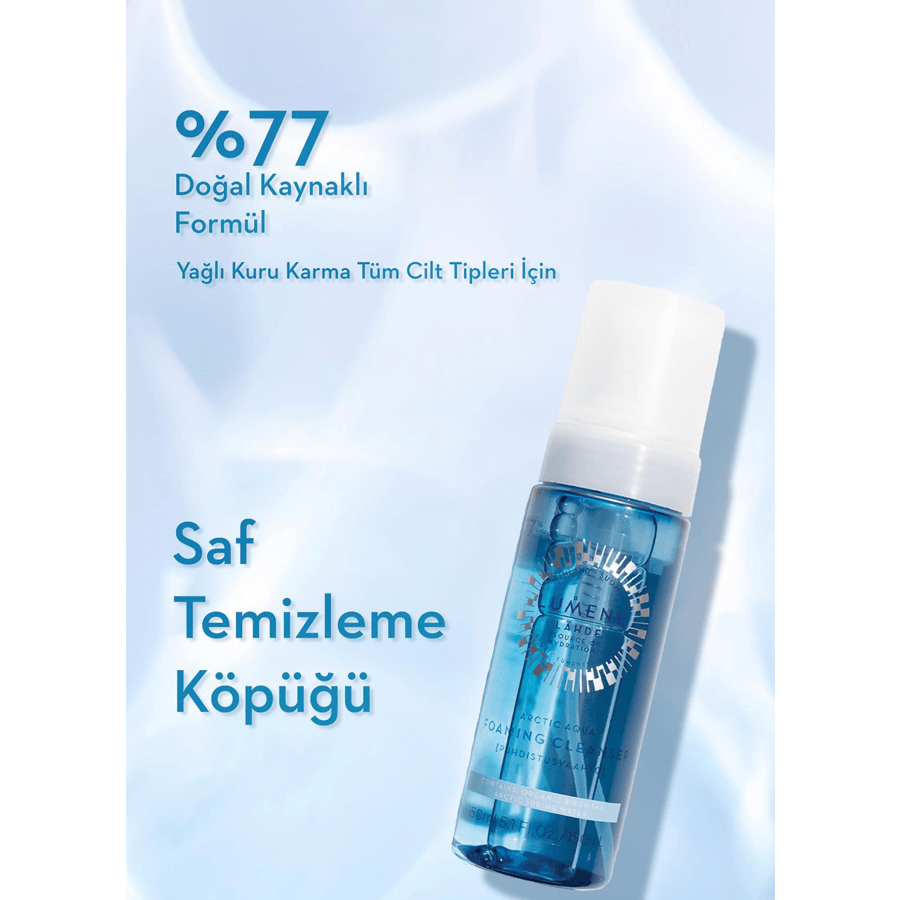 Lumene Arctic Aqua Foaming Cleanser 150ml-Kutup Kaynak Suyu İçeren Temizleme Köpüğü