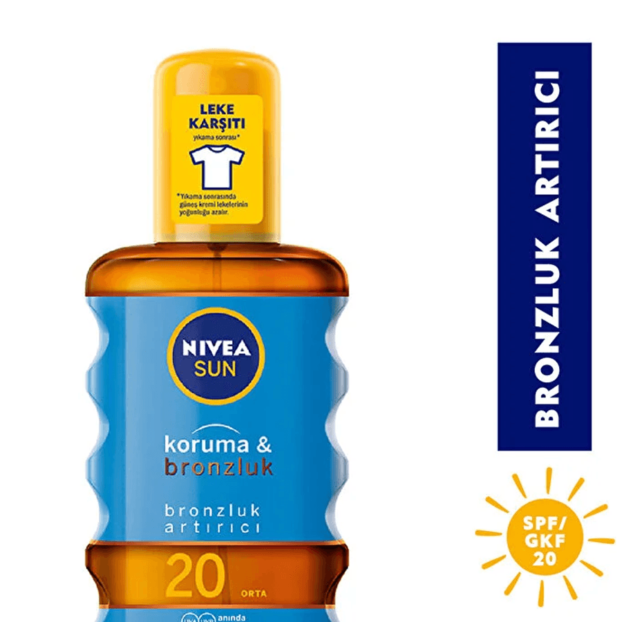 Nivea Koruma & Bronzluk Güneş Yağı Spf20 200ml