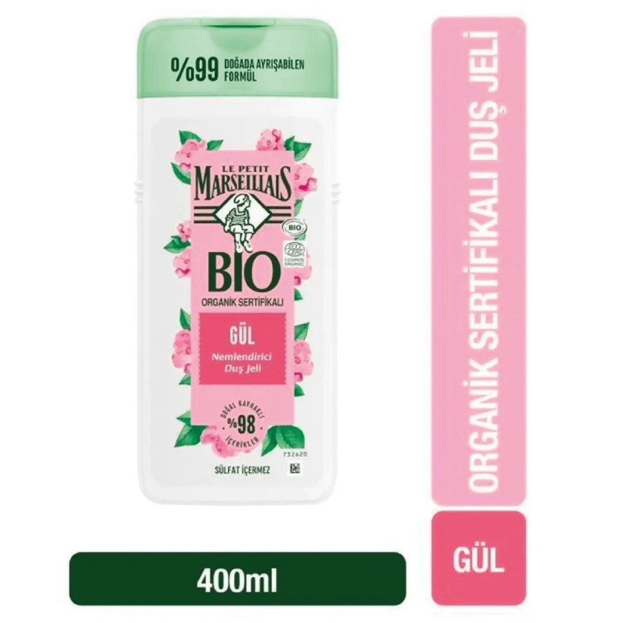 Le Petit Marseillais Bio Organik Sertifikalı Gül Duş Jeli 400ml