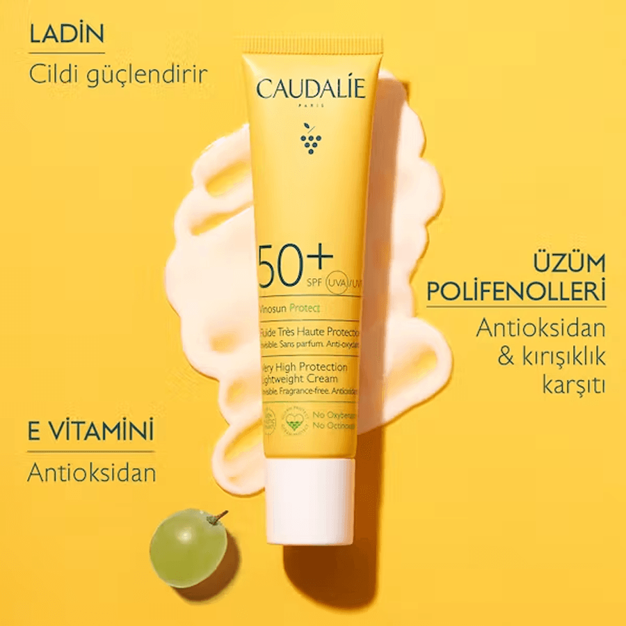 Caudalie Vinosun Ocean Protect Lightweight Spf50+ 40ml-Güneş Koruyucu Krem