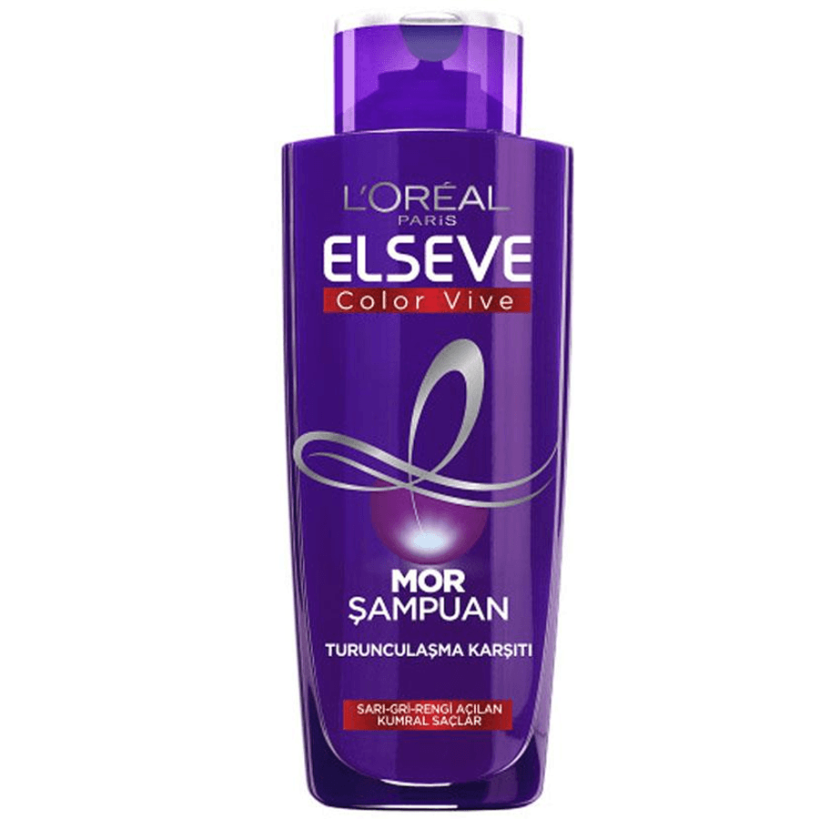 Loreal Paris Elseve Color Vive Mor Şampuan 200ml-Turunculaşma Karşıtı