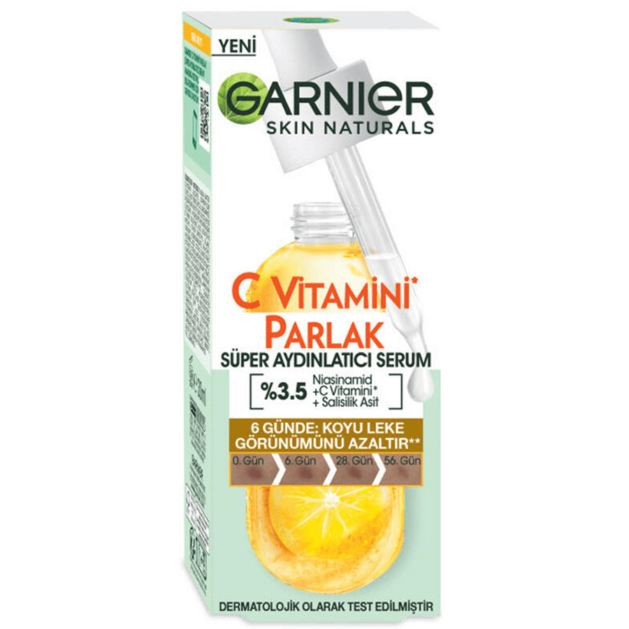 Garnier C Vitamini Parlak Süper Aydınlatıcı Serum 30ml-Koyu Leke