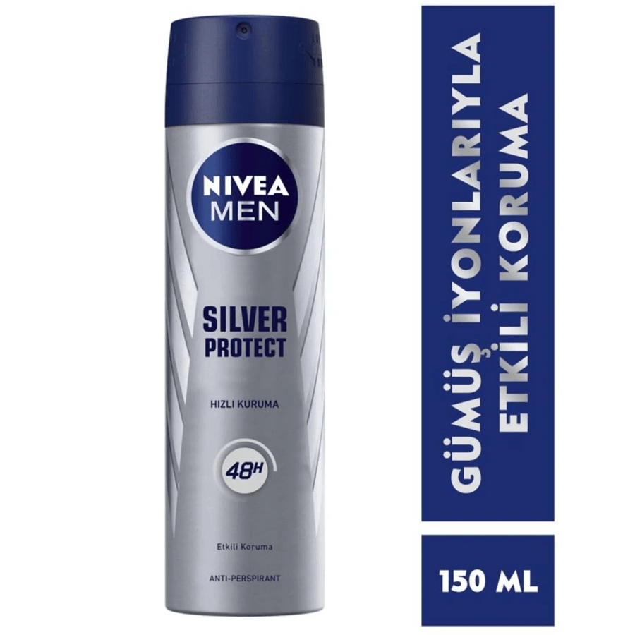 Nivea Men Silver Protect Sprey 150ml-Etkili Koruma