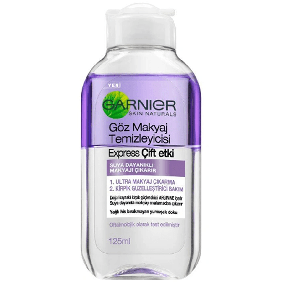 Garnier Express Çift Etkili Göz Makyaj Temizleyici 125ml-Ultra Makyaj Çıkarma