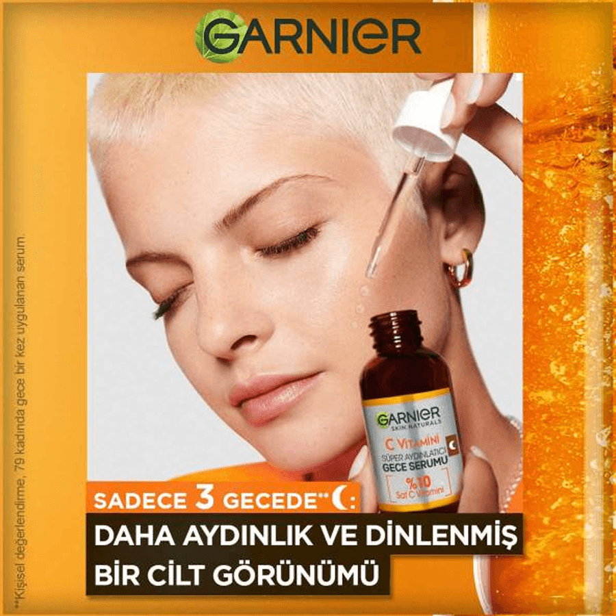Garnier Vitamin C Gece Serumu 30ml - Lekeler İçin