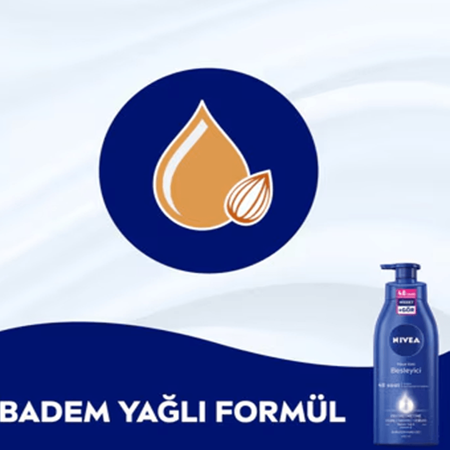 Nivea Yoğun Besleyici Vücut Sütü 400ml-Kuru ve Çok Kuru Cilt