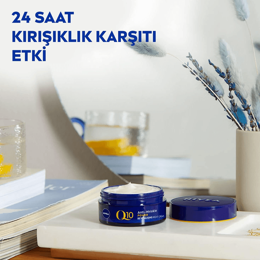 Nivea Q10 Power Kırışık Karşıtı Gece Yüz Bakım Kremi 50ml