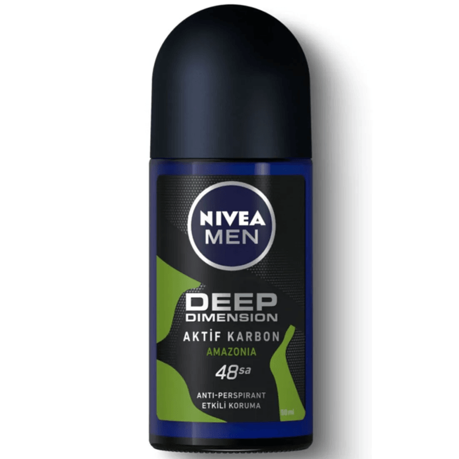 Nivea Men Deep Dimension Amazonıa Roll-On 50ml-Aktif Karbon