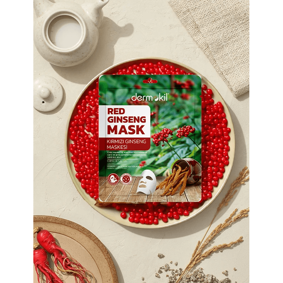 Dermokil Kırmızı Ginseng Kağıt Maskesi 20gr