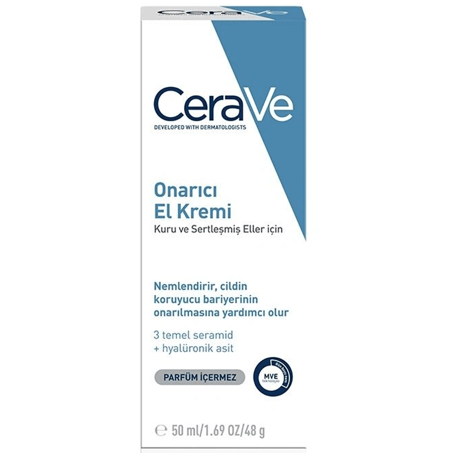 CeraVe Onarıcı El Kremi 50ml-Kuru ve Sertleşmiş Eller