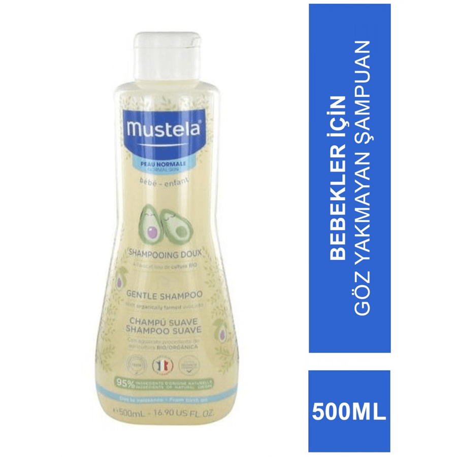 Mustela Gentle Gentle Shampoo 500ml-Bebek Şampuanı