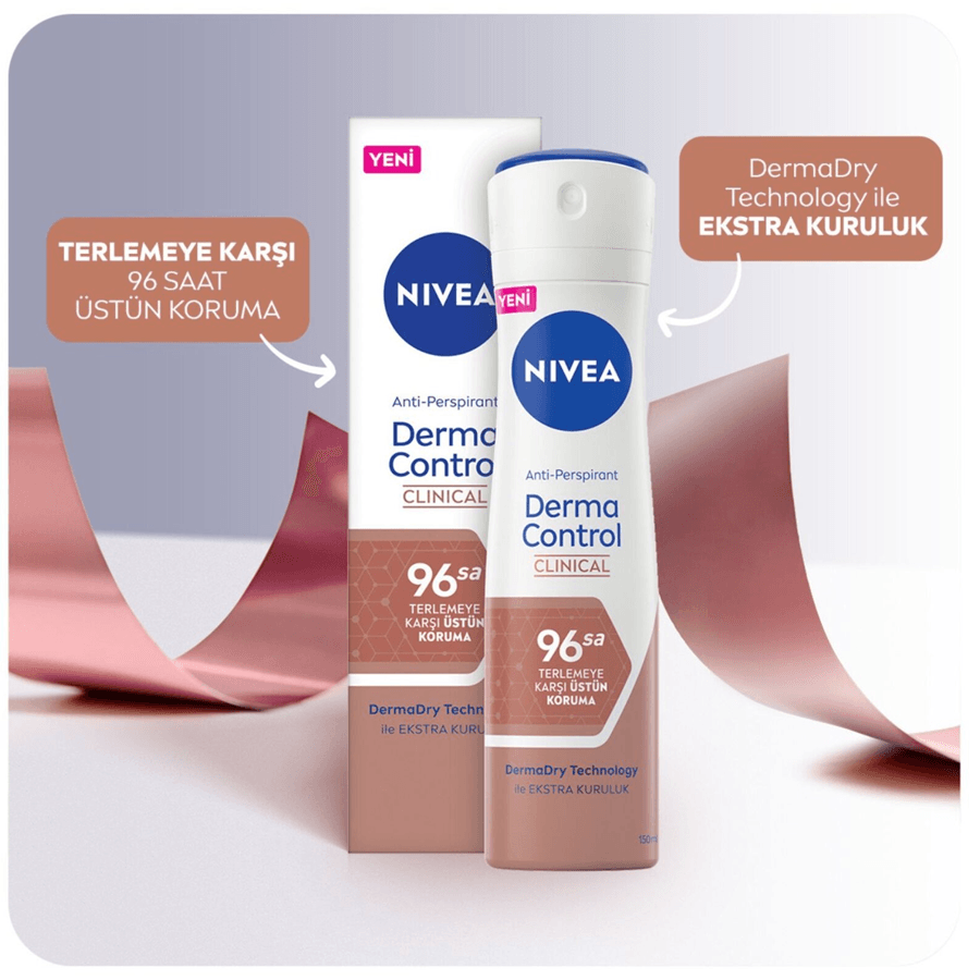 Nivea Derma Control Clinical Sprey 150ml-Terleme Karşı Koruma