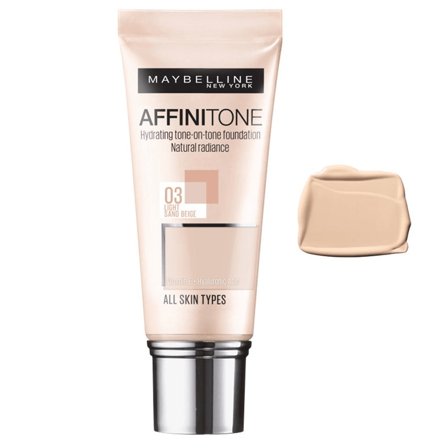 Maybelline Affinitone Perfecting Protecting Fondöten 30ml-Nemlendirici Etkili