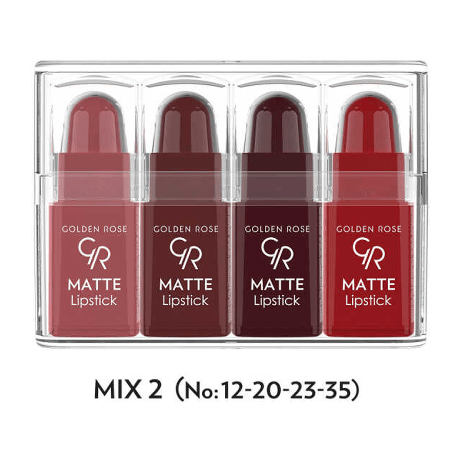 Golden Rose Mini Matte Lipstick Mix 2