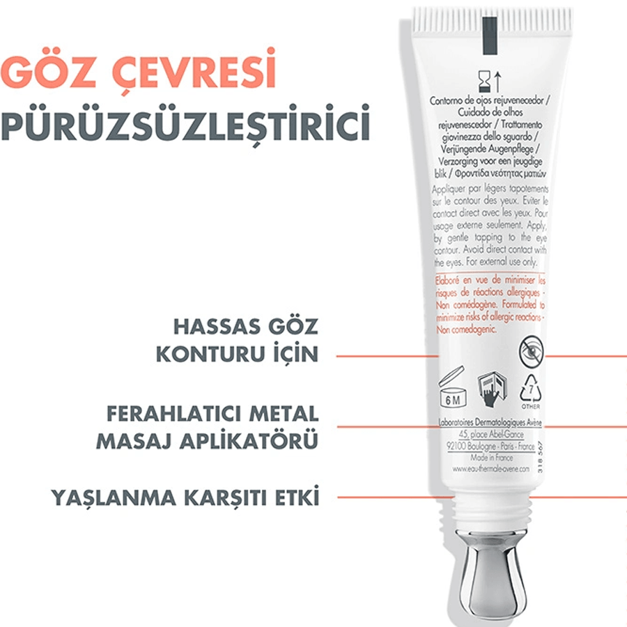 Avene DermAbsolu Yeux 15ml-Sıkılaştırıcı Göz Bakım Kremi