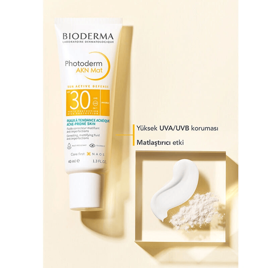 Bioderma Photoderm AKN MAT Spf30 40ml-Güneş Koruyucu Krem