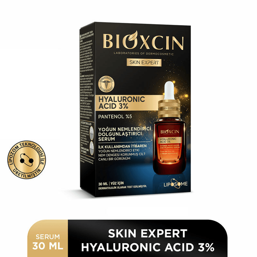Bioxcin Hyaluronic Acid 3% Serum 30ml - Yoğun Nemlendirici Serum