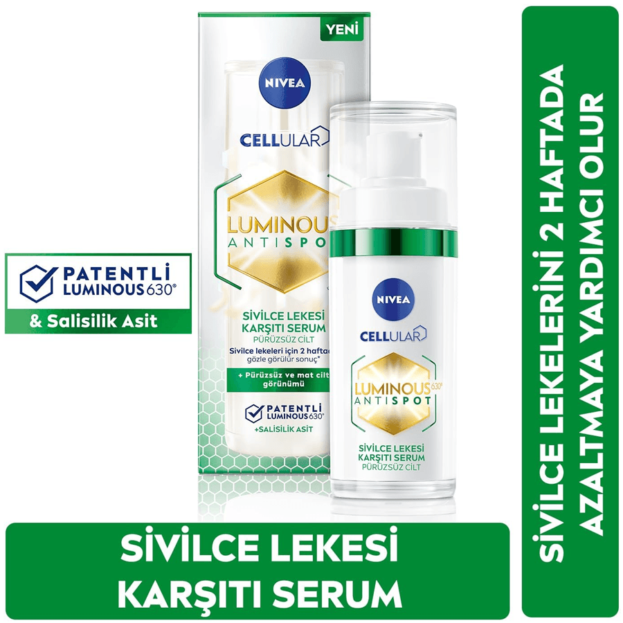 Nivea Luminous630 Sivilce Lekesi Karşıtı Serum 30ml-Sivilce Lekesi