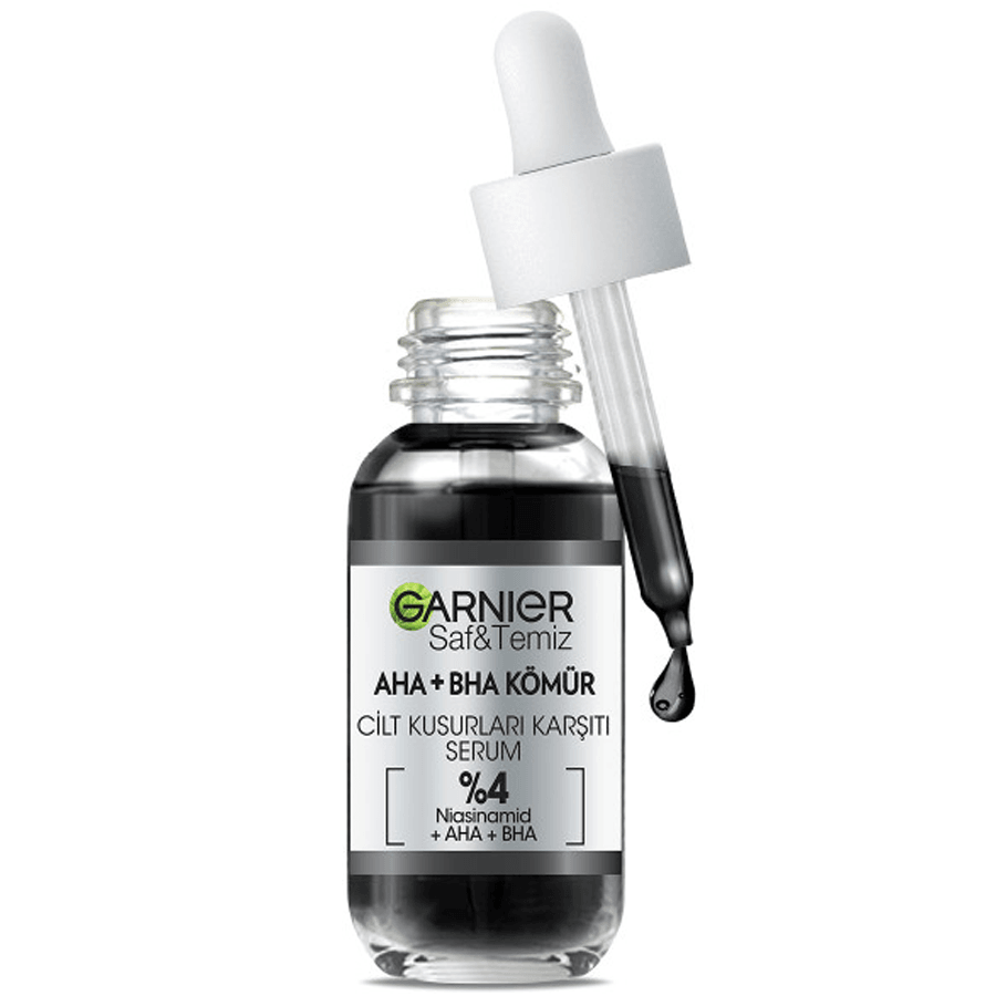 Garnier AHA+BHA Kömür Cilt Kusurları Karşıtı Serum 30ml