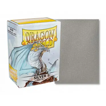 Dragon Shield Silver Matte Dual Standard Size Card Sleeves (100)