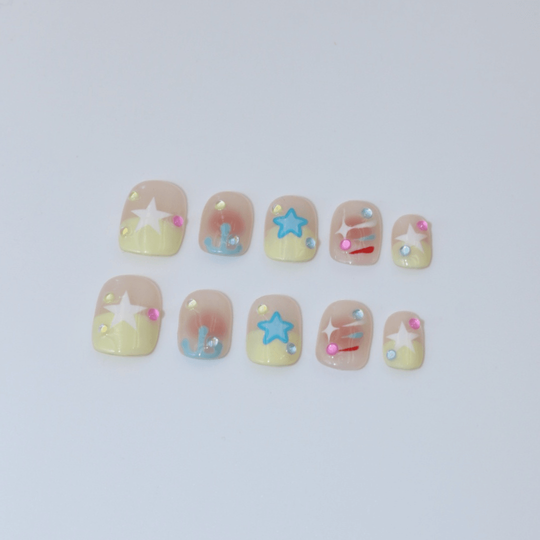 Starry Pop Takma Tırnak Seti & Aksesuarı