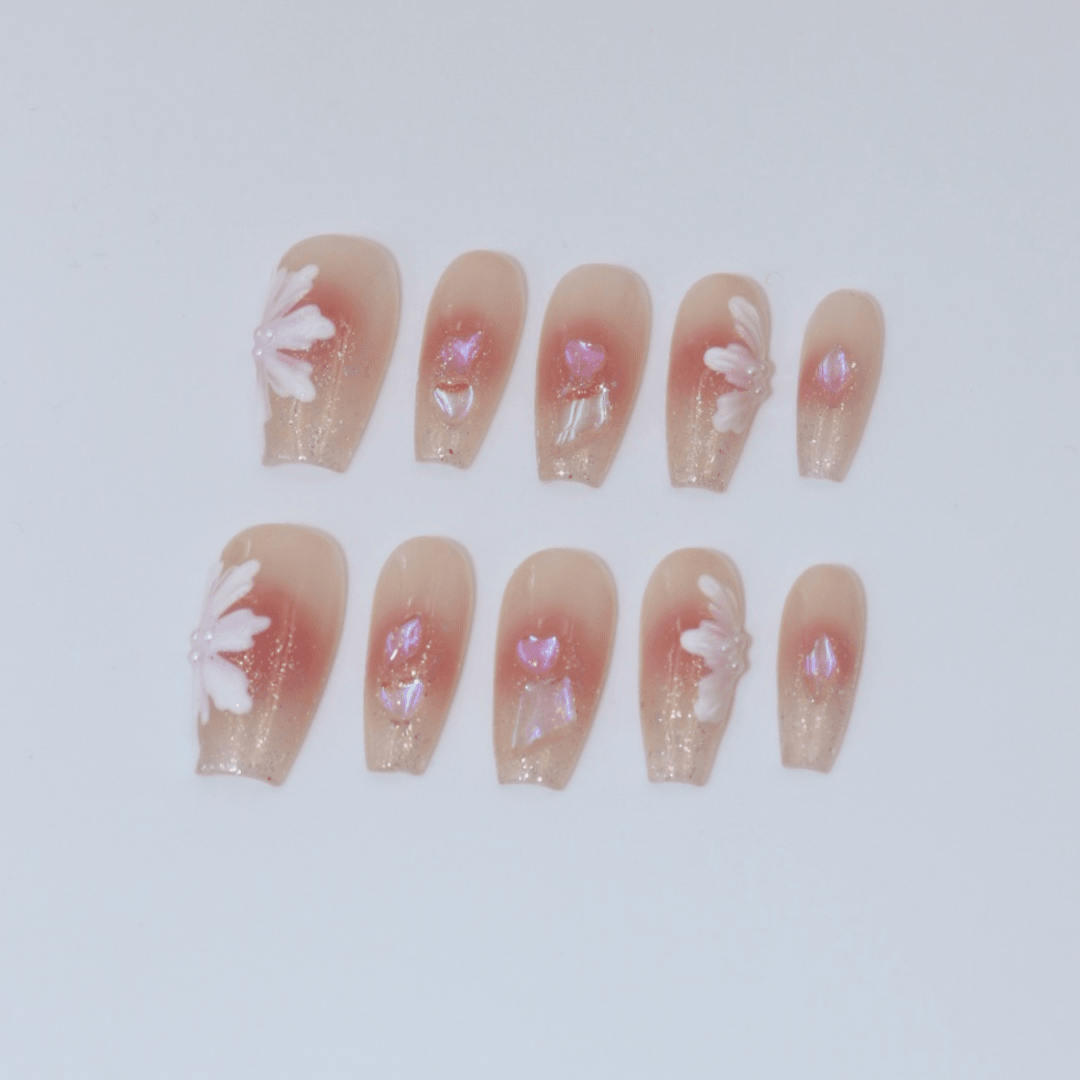 Fairy Blush Takma Tırnak Seti & Aksesuarı