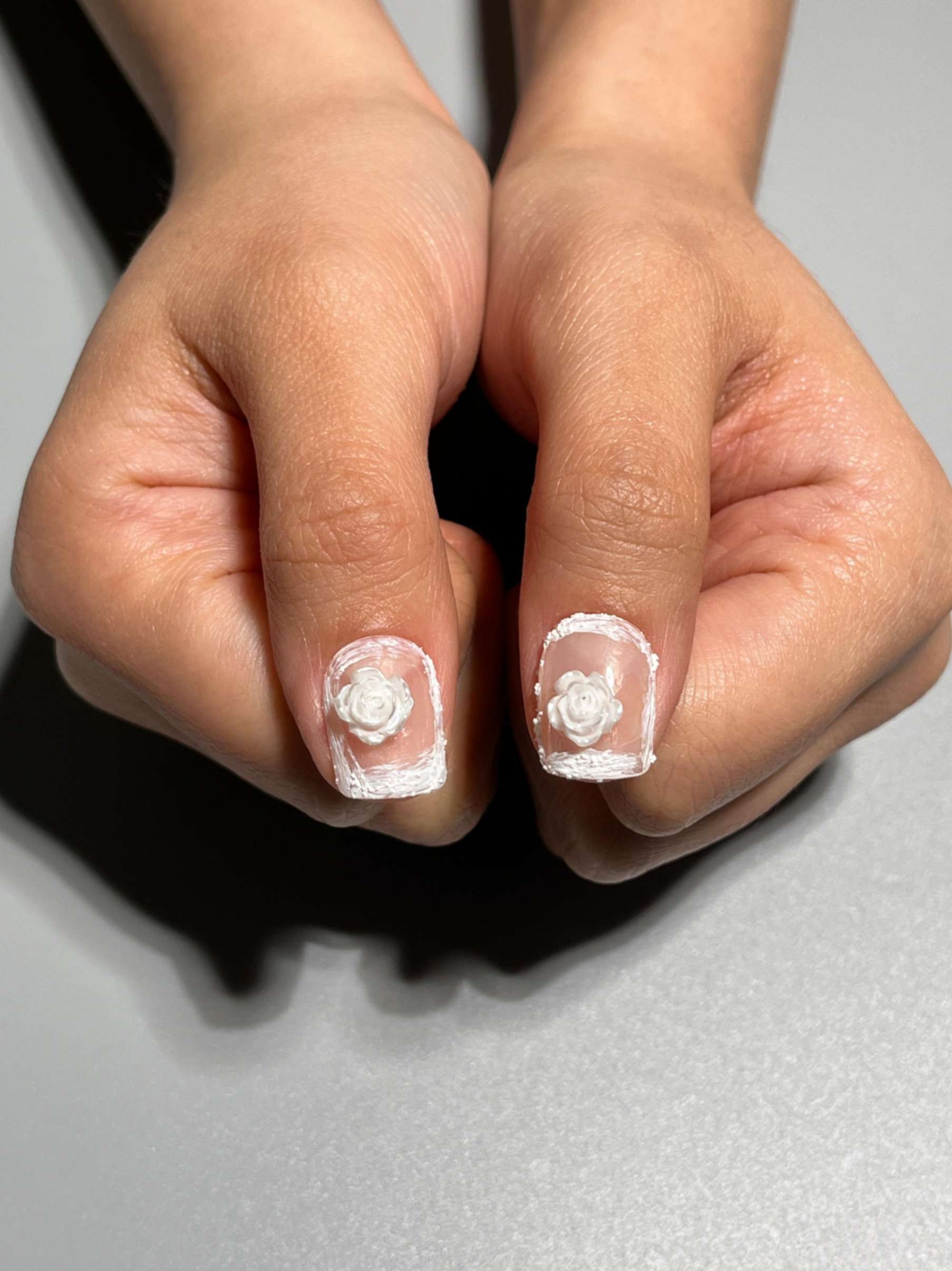 Bridal Rose Takma Tırnak Seti & Aksesuarı