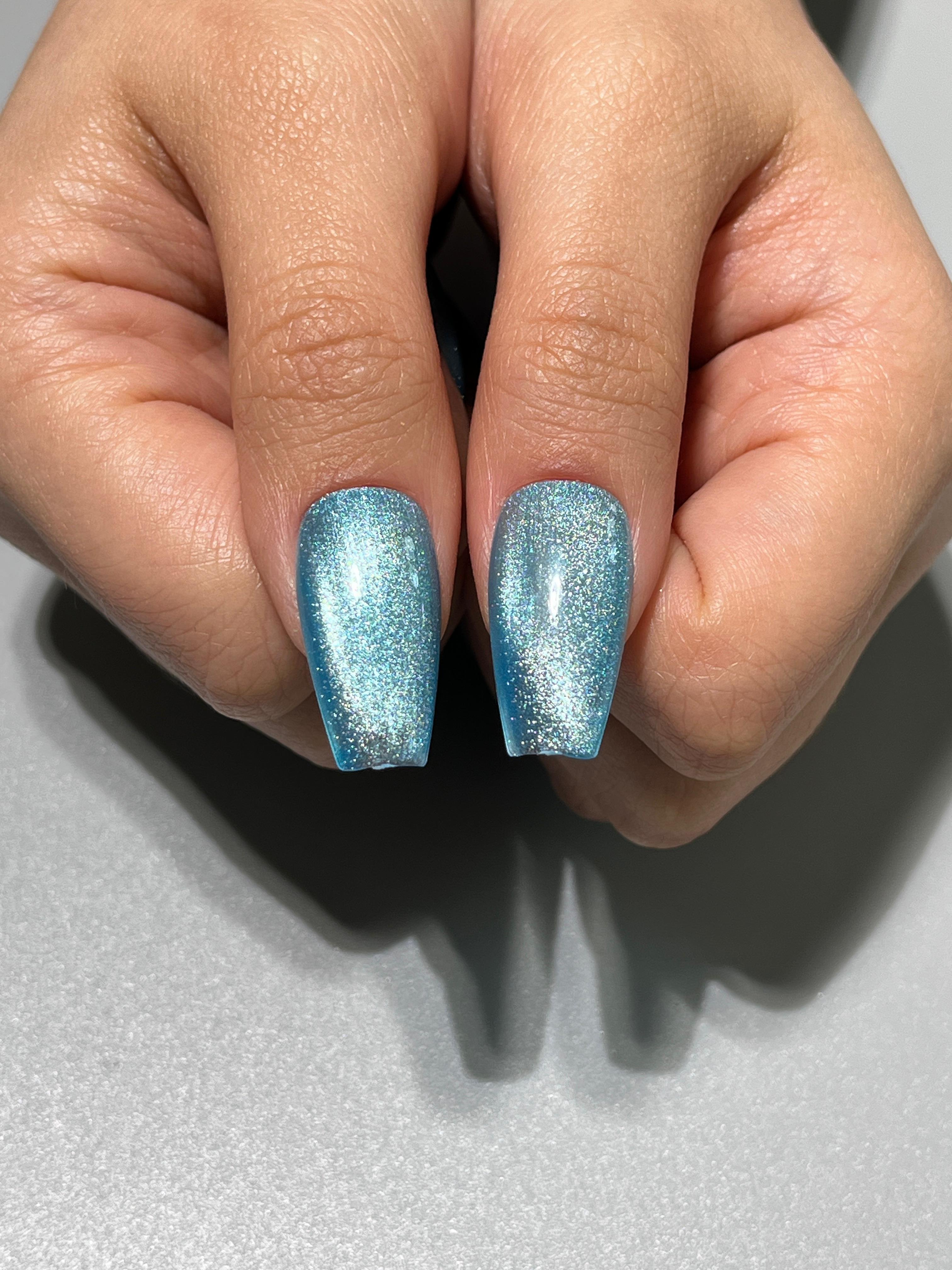 Aqua Shimmer Takma Tırnak Seti & Aksesuarı