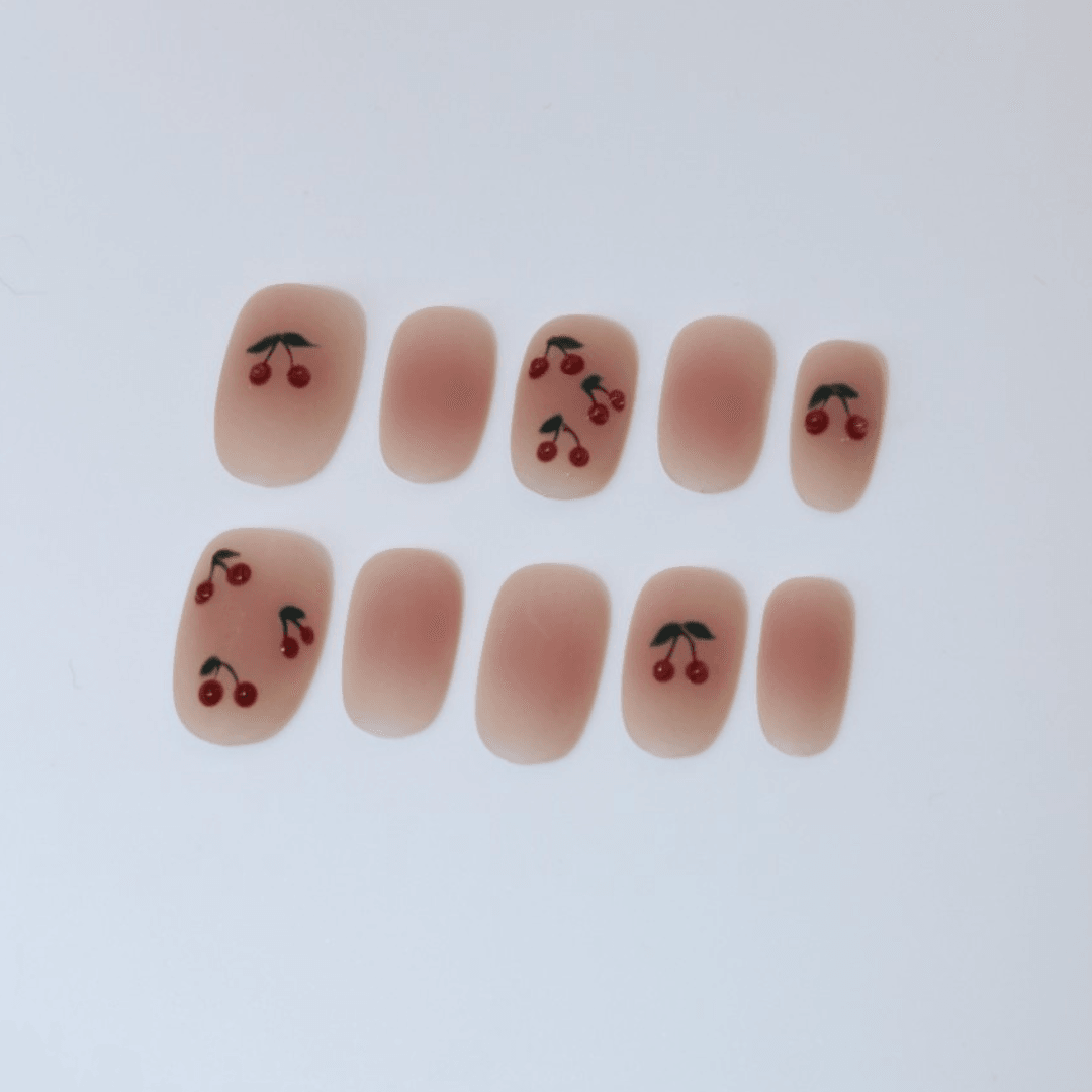 Cherry Blush Takma Tırnak Seti & Aksesuarı