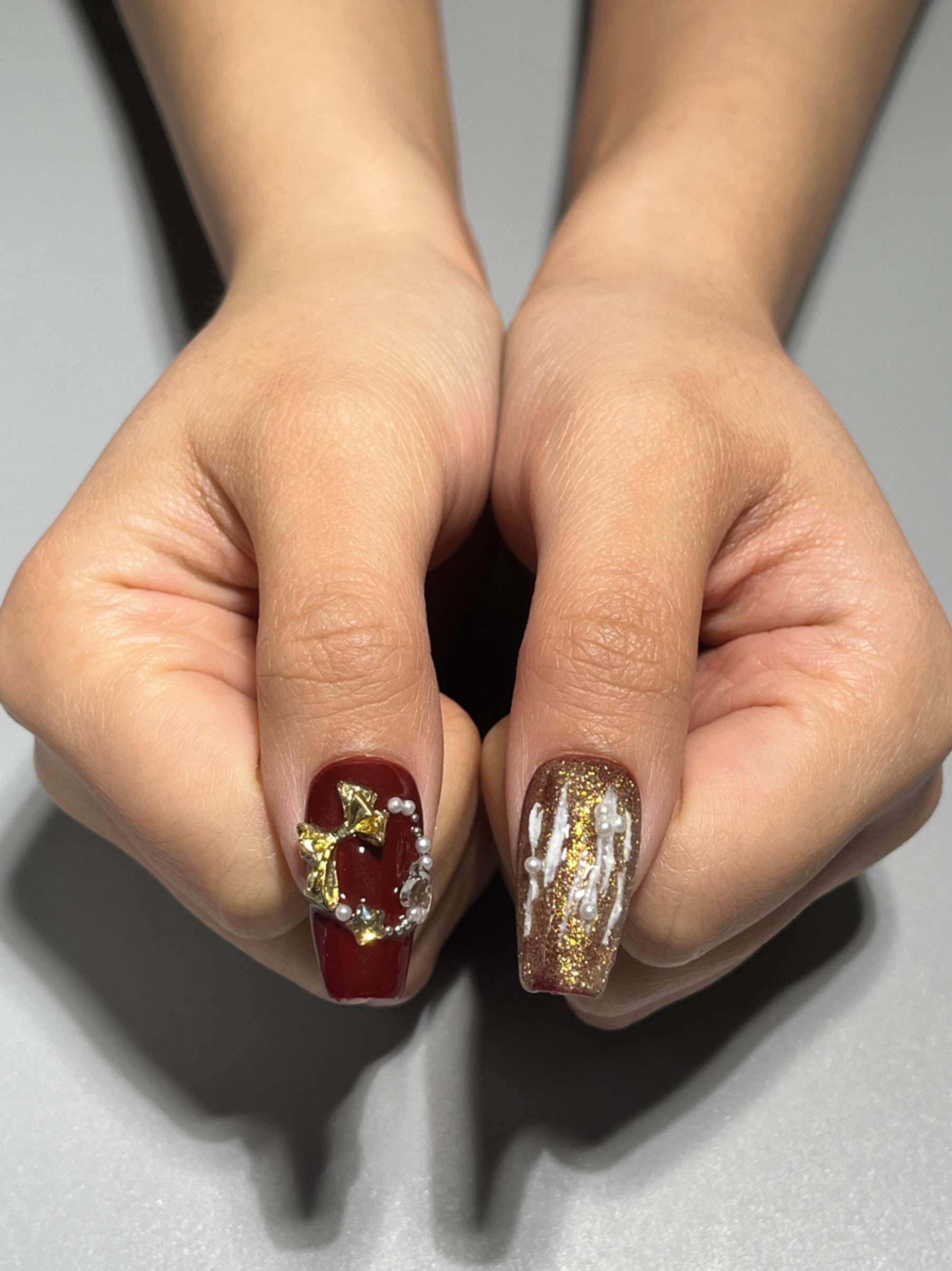 Crimson Glam Takma Tırnak Seti & Aksesuarı