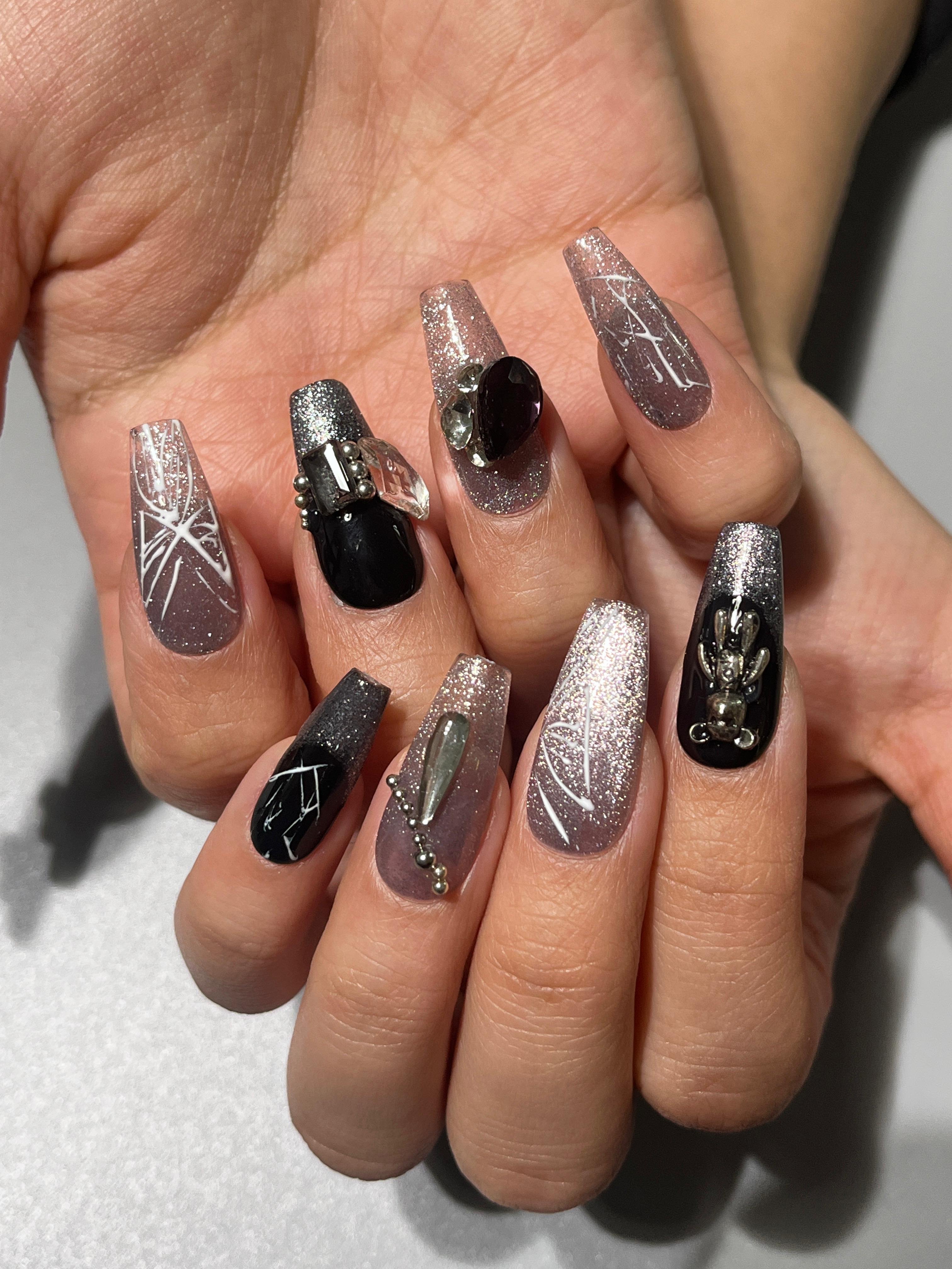 Shadow Sparkle Takma Tırnak Seti & Aksesuarı