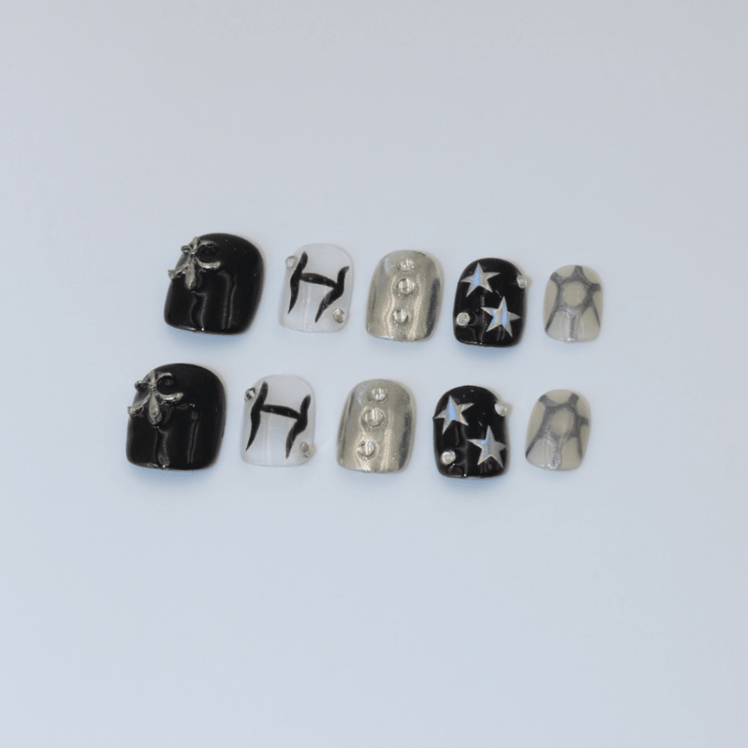 Obsidian Ember Takma Tırnak Seti & Aksesuarı