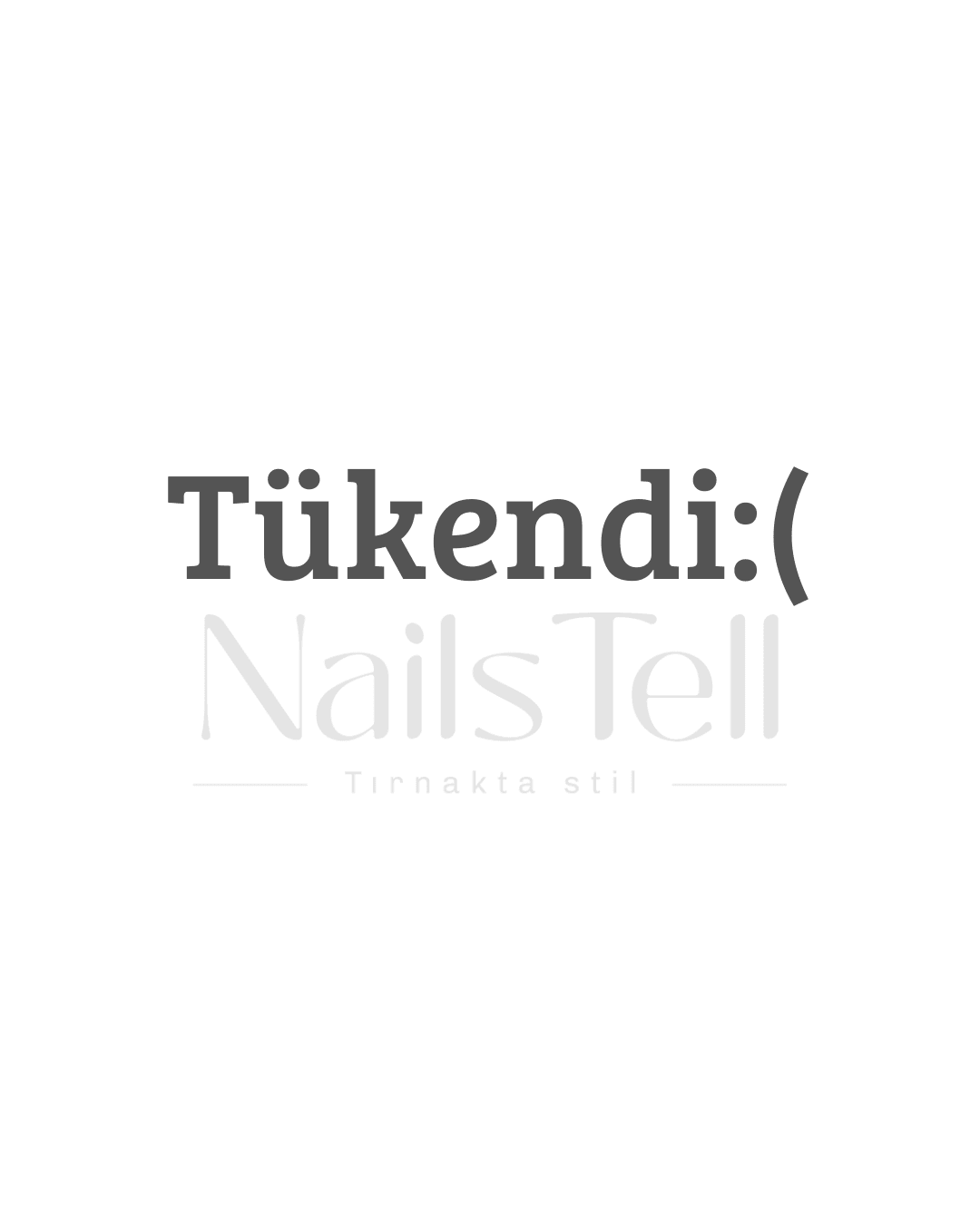 S61 Kedi Gözü Taşlı Simli Takma Tırnak