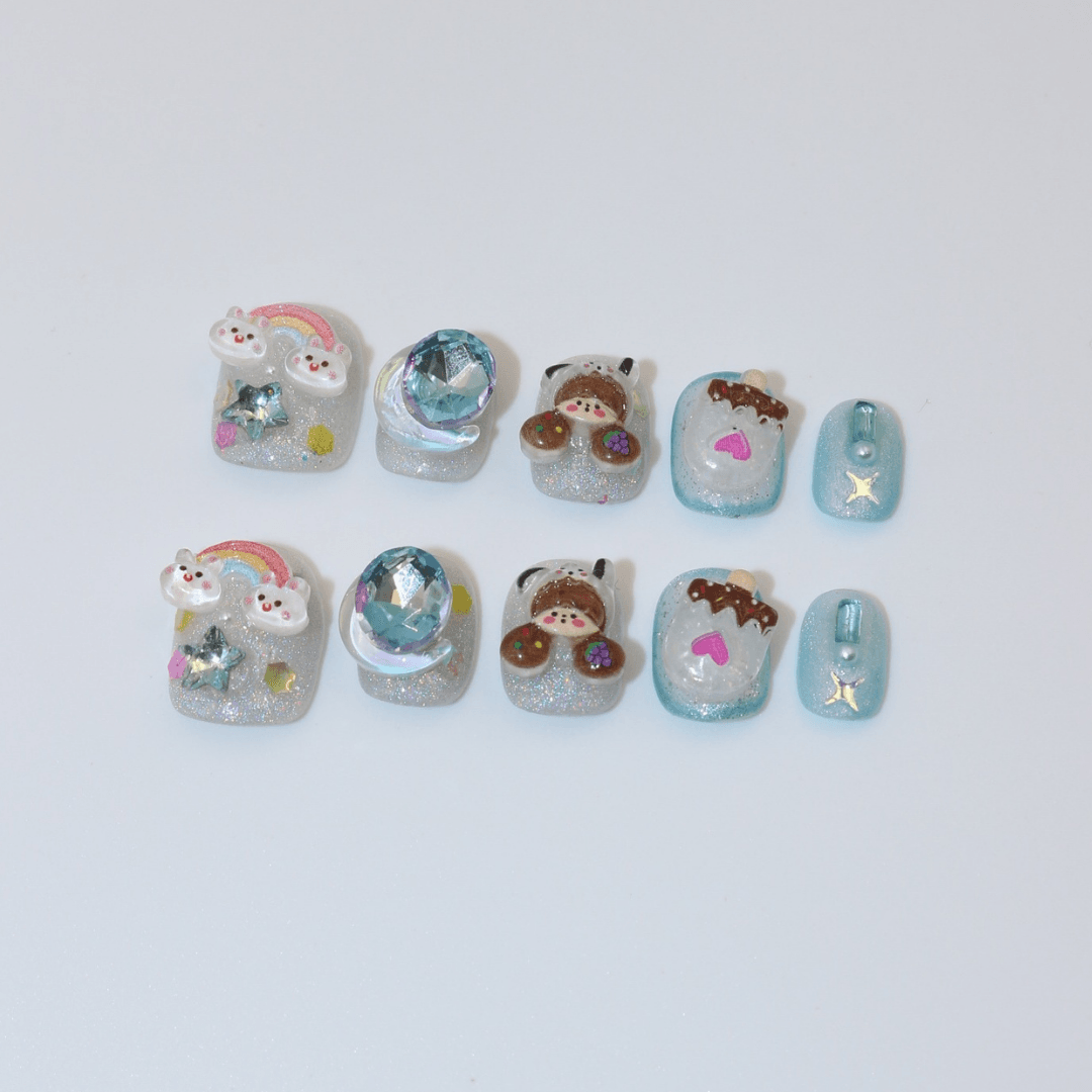 Whimsical Gems Takma Tırnak Seti & Aksesuarı