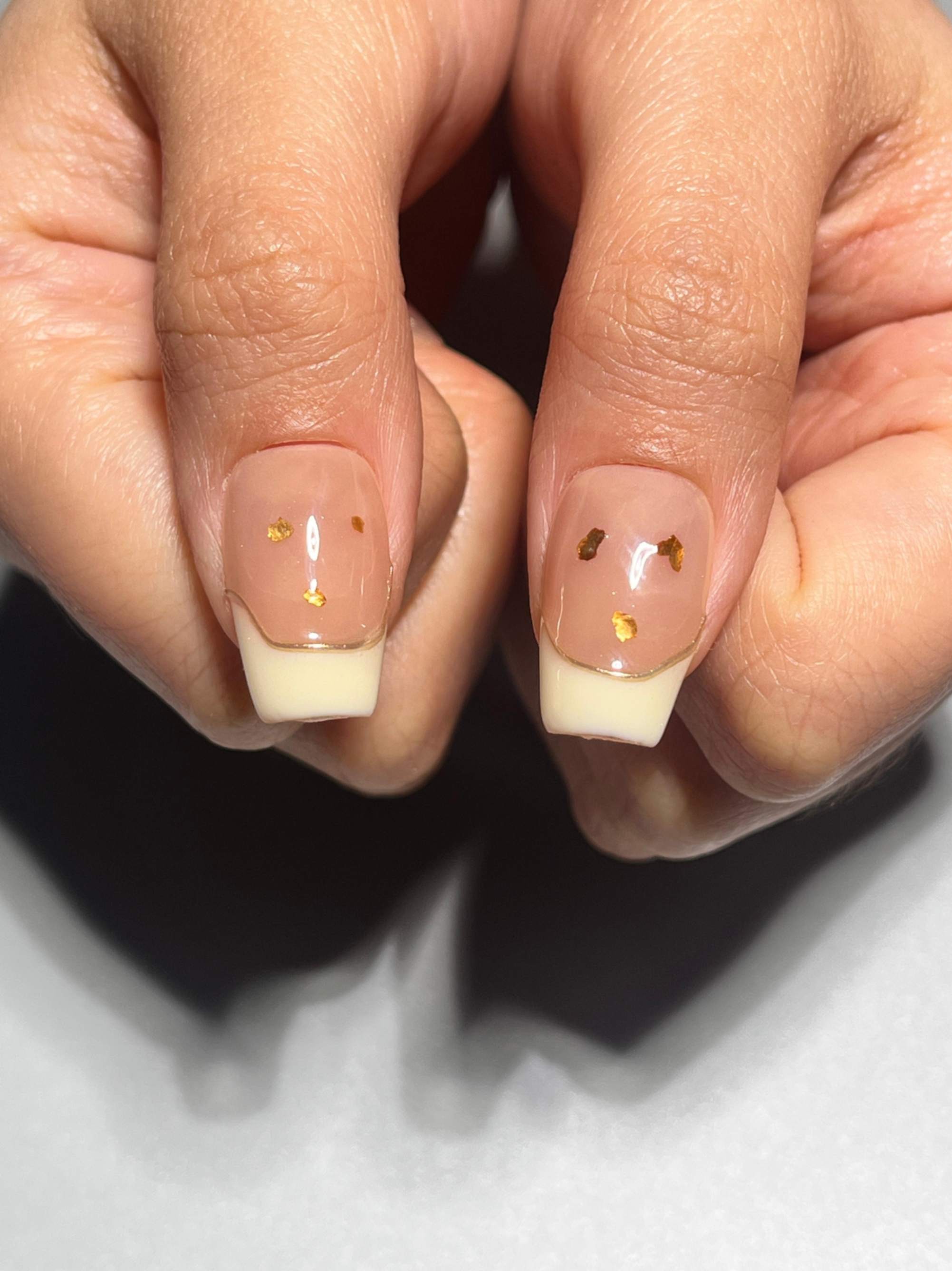 115 Nude French Ombre Takma Tırnak