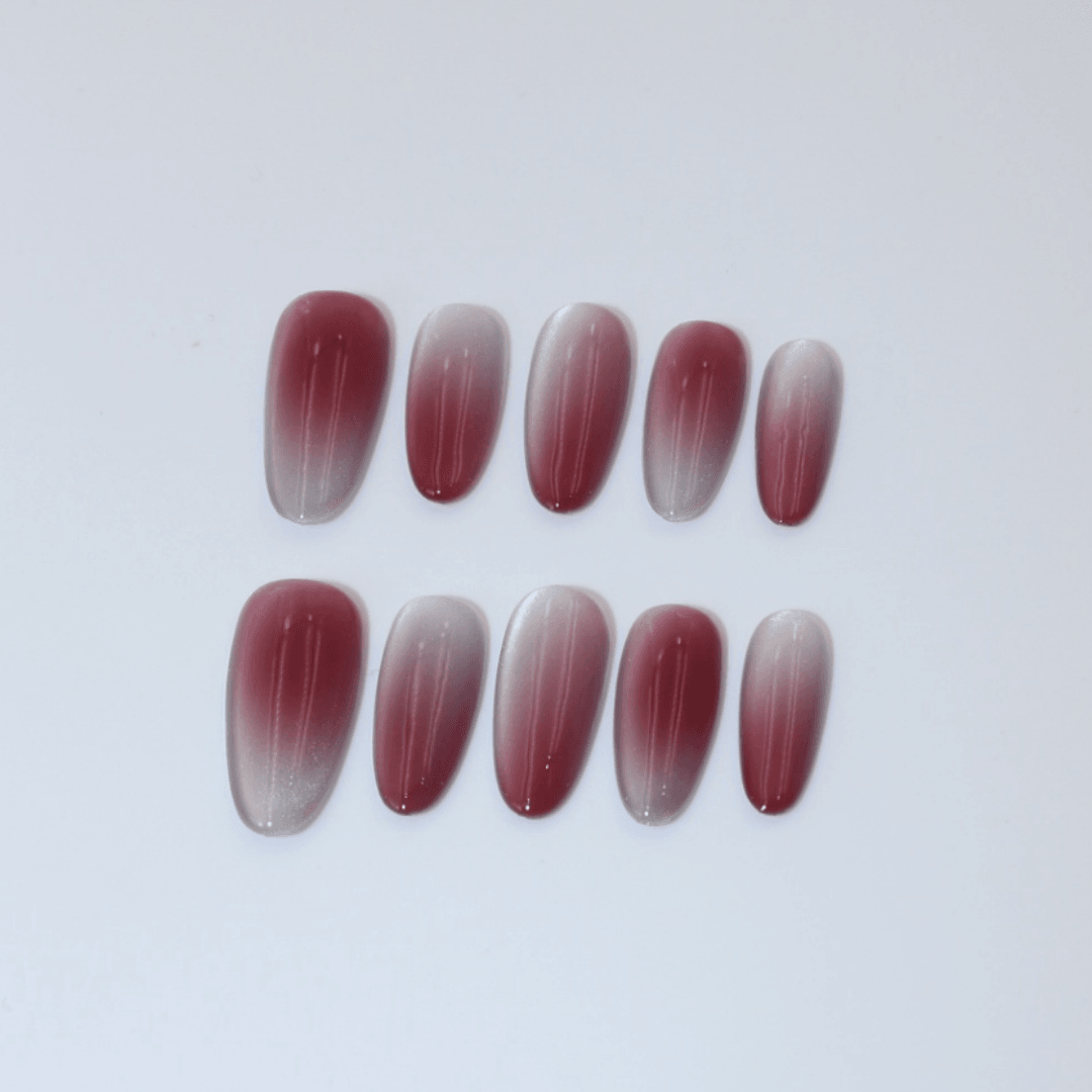 Crimson Aura Takma Tırnak Seti & Aksesuarı