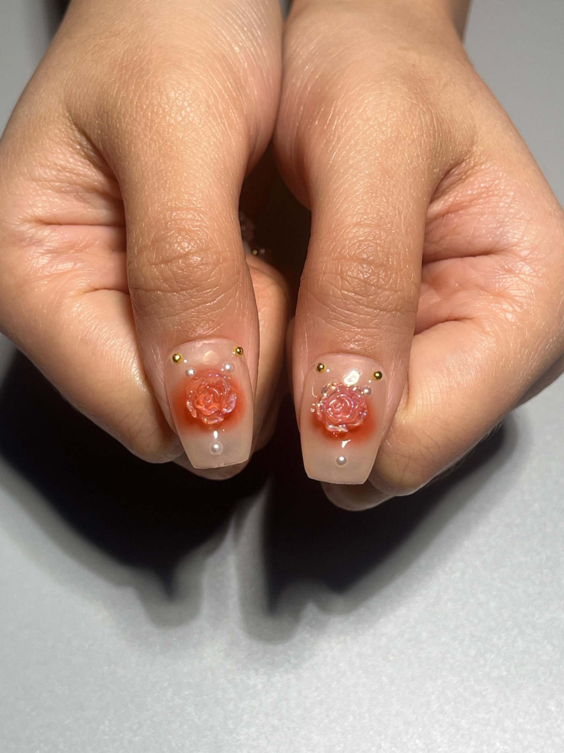 Blush Bloom Takma Tırnak Seti & Aksesuarı