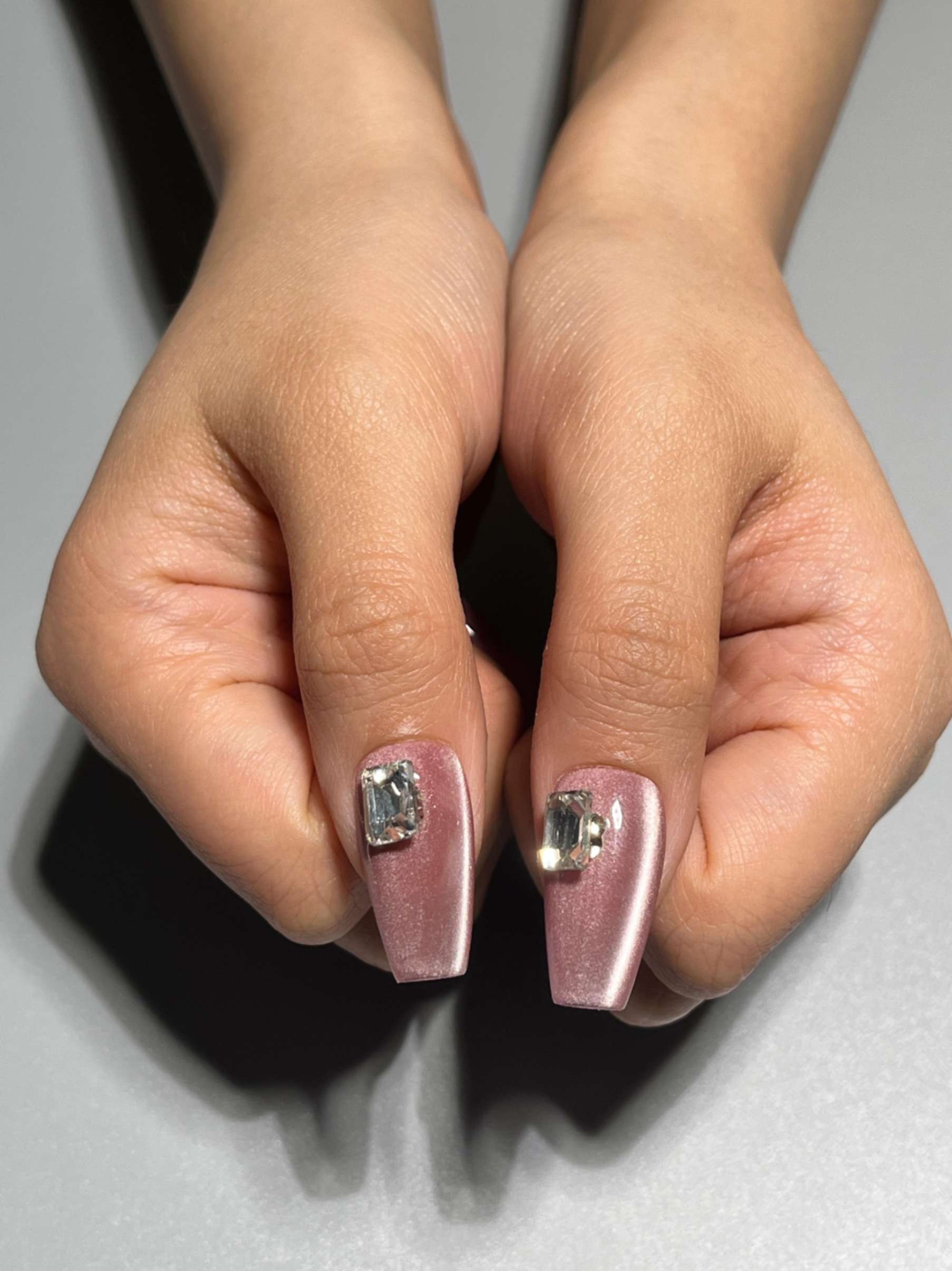 Mauve Sparkle Takma Tırnak Seti & Aksesuarı