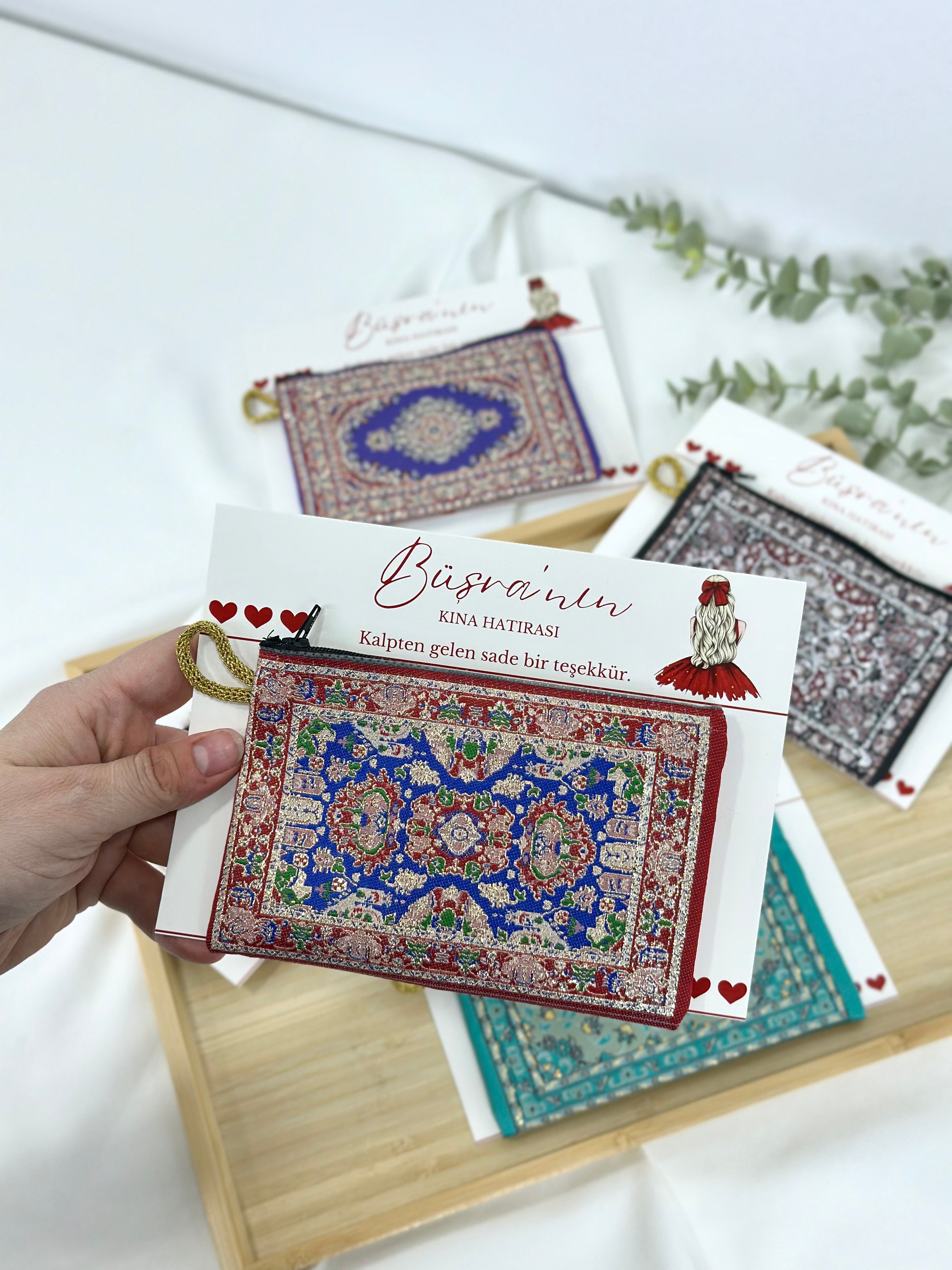 Kartlı Etnik Kına Cüzdanı